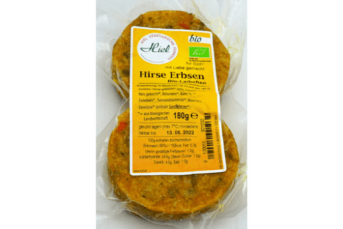 Bio Hirse Erbsen Burger