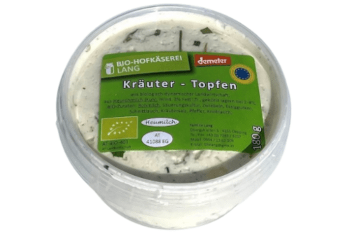 Bio Topfenaufstrich Kräuter