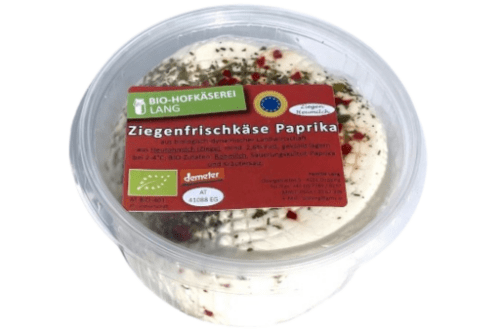 Bio Ziegenfrischkäse Paprika