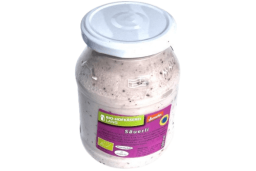 Bio Säuerli mit Heidelbeer und Erdbeere