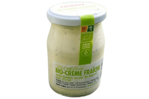 Bio Creme Fraiche mit Kräutern 32%