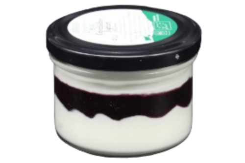 Bio Joghurt nach griechischer Art Blaubeere Kuh