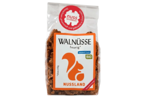 Bio Walnuss Snacks würzig - Foxy feurig